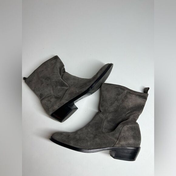 Via Spiga Gray Suede Ankle Boots Size 7,5 - Picture 5 of 13
